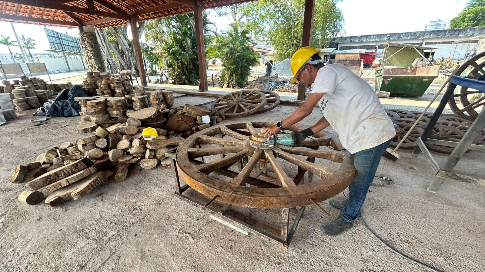 Obras no Centro de Cultura Amélio Amorim chegam a 70% e resgatam memória afetiva de Feira de Santana