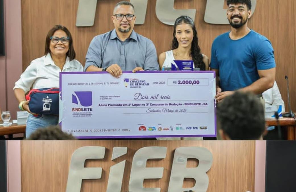 Inspirado em ‘Geografia da Fome’, estudante de Tabocas do Brejo Velho vence concurso de redação