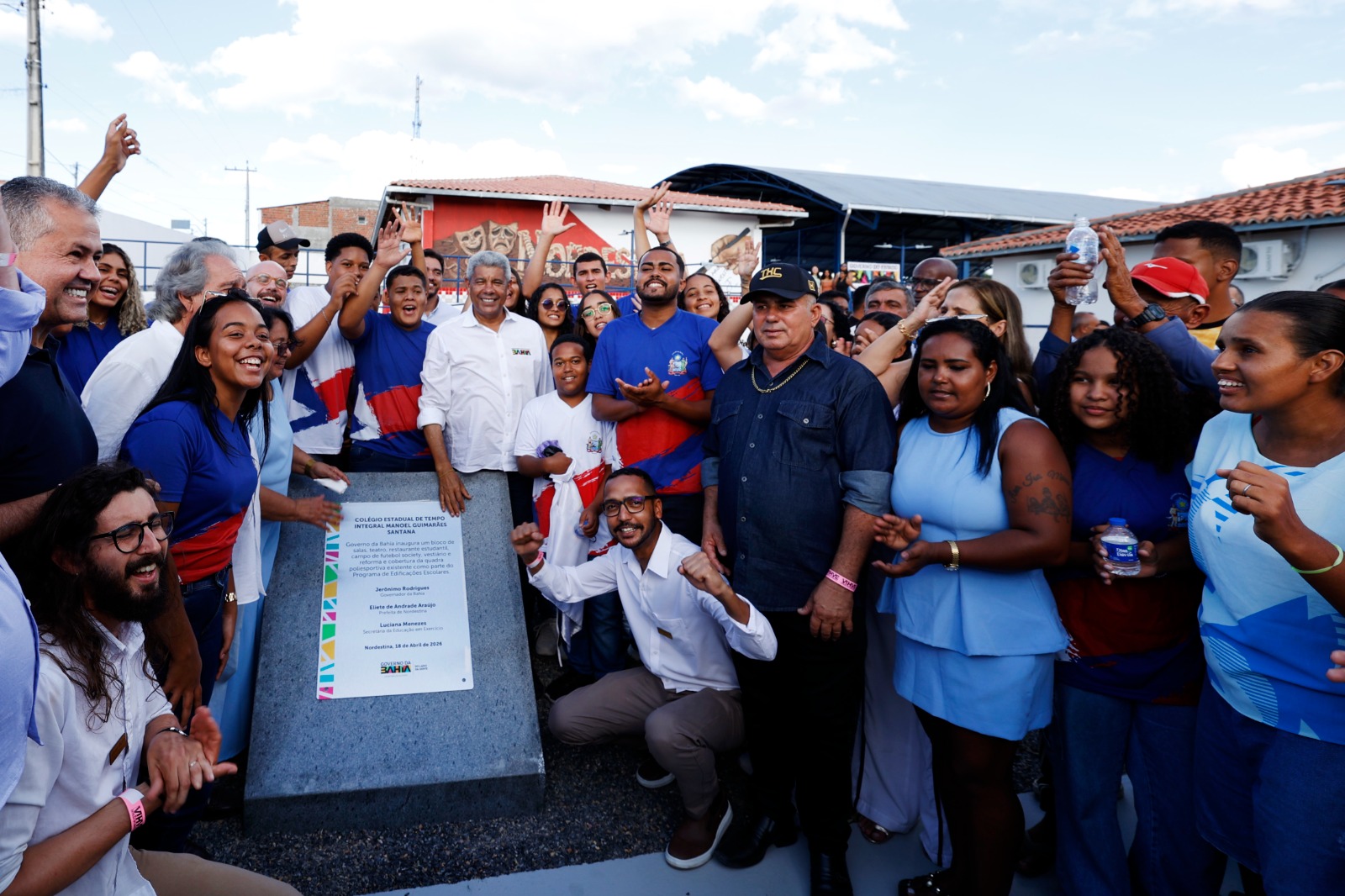Escola de tempo integral modernizada reforça educação e marca entregas do Estado em Nordestina