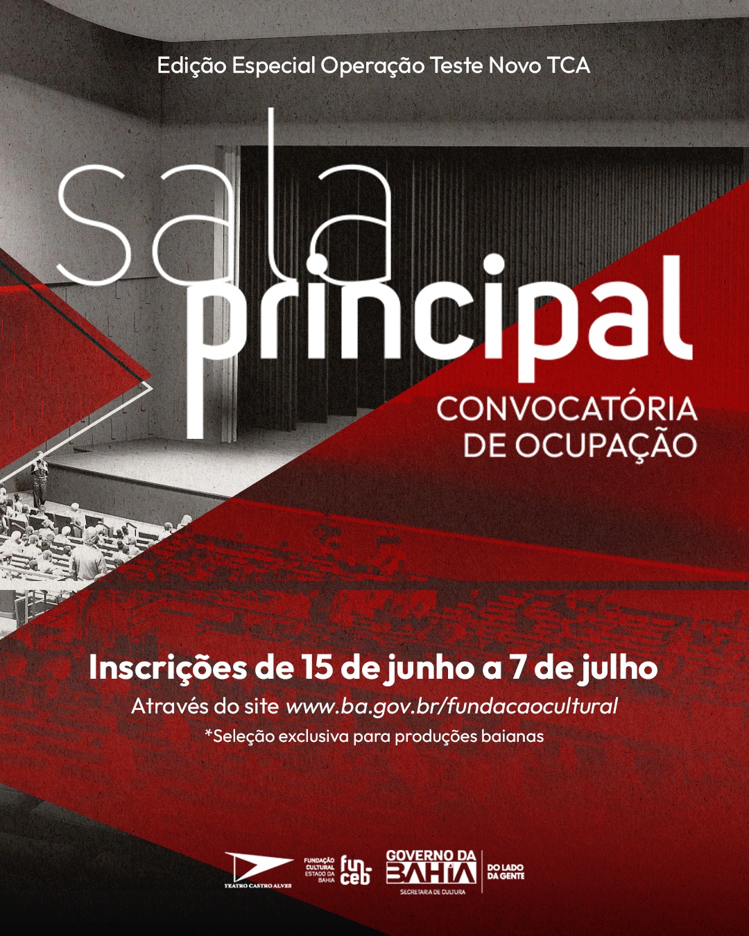 Convocatória Sala Principal
