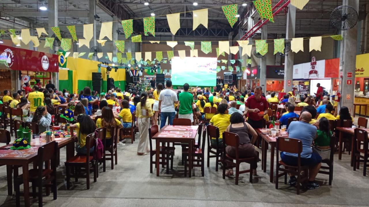Ceasinha reúne torcida, música e gastronomia para mais um jogo da Seleção Brasileira