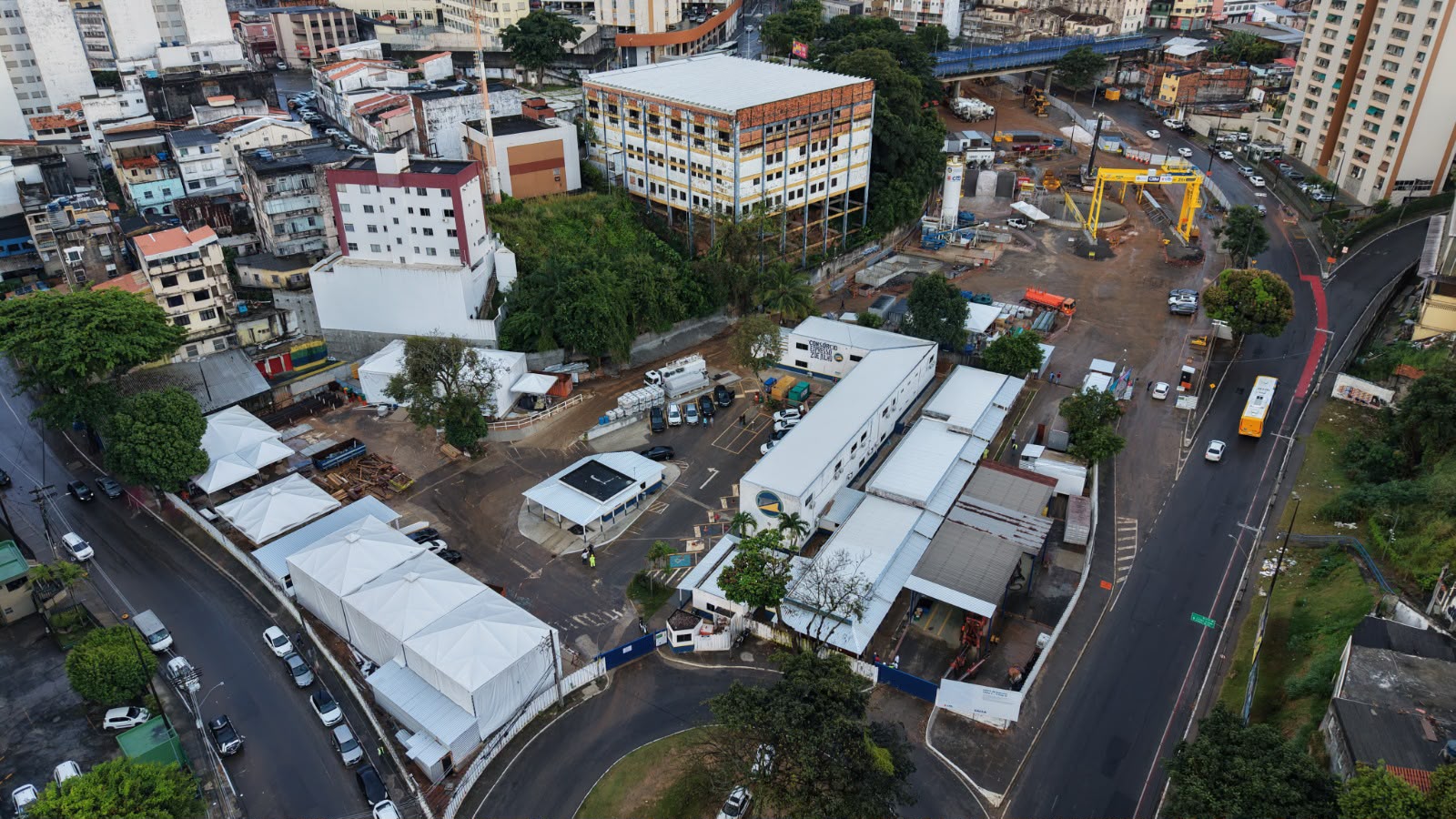 Obras metrô Lapa Campo Grande