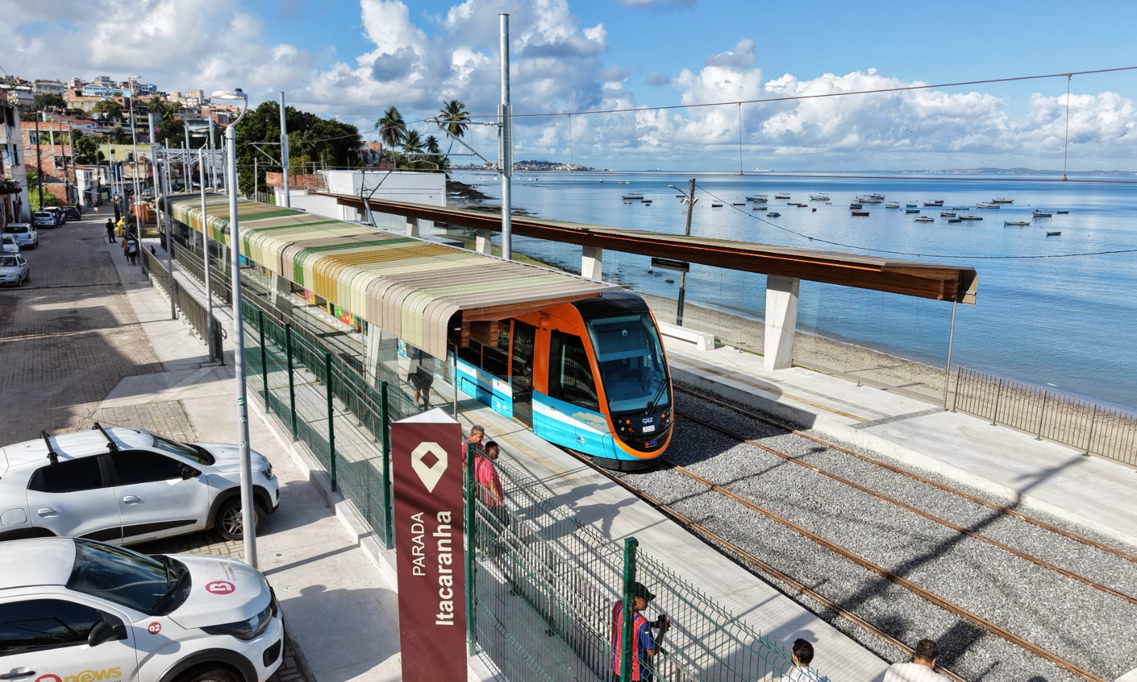 Novo trecho entre Itacaranha e Marisqueiras amplia atendimento no Subúrbio Ferroviário e sistema passa a operar com três trens simultâneos