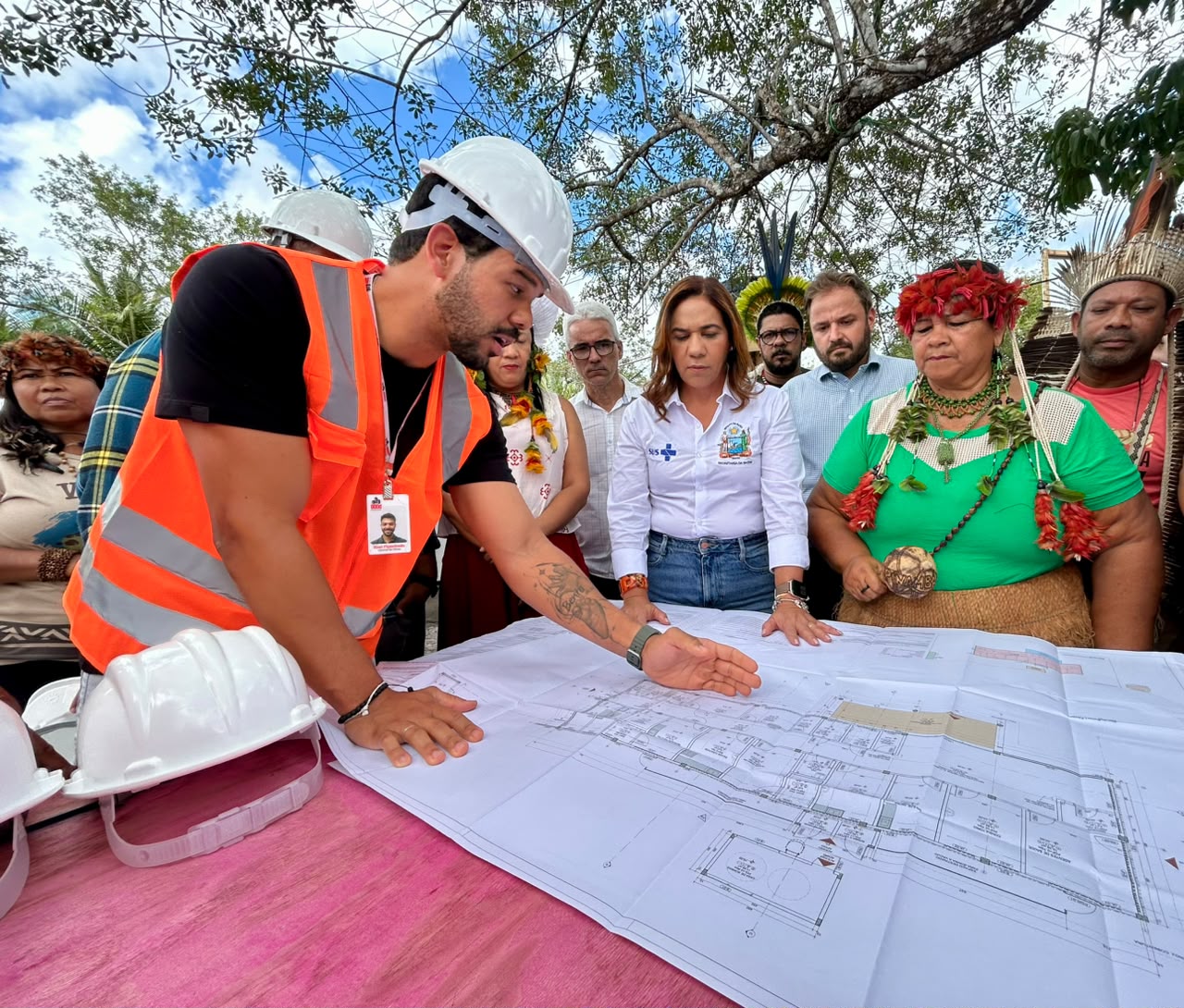 Bahia assina ordem de serviço para construção de cinco Unidades Básicas de Saúde Indígena na região de Ilhéus