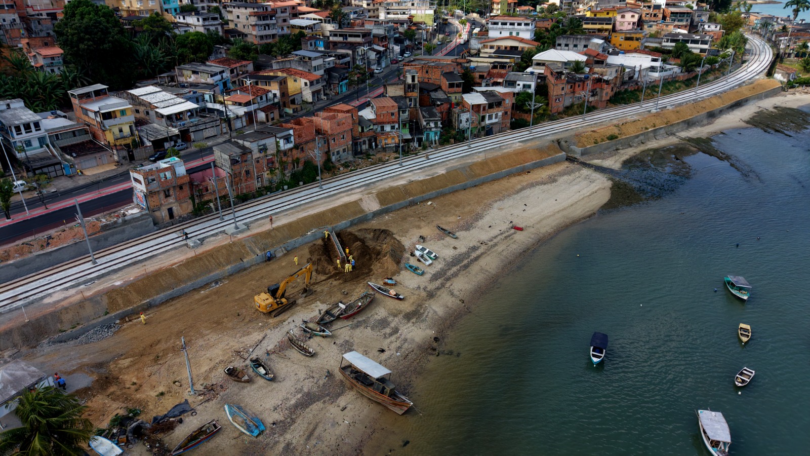 VLT de Salvador e RMS: Estado inicia obras de urbanização da Orla de Escada, em Salvador