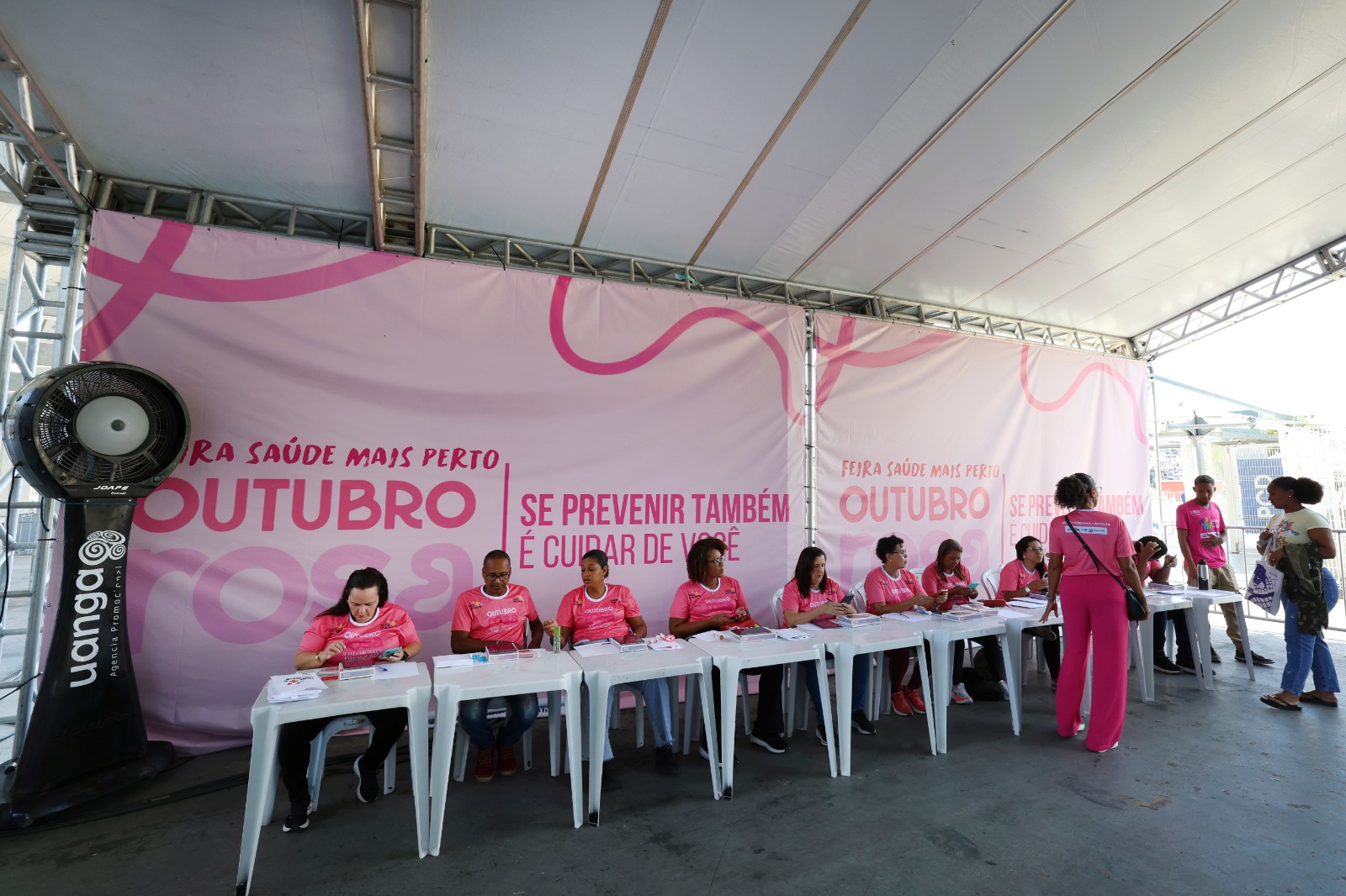 Aulão sobre Outubro Rosa no Centro de Boxe