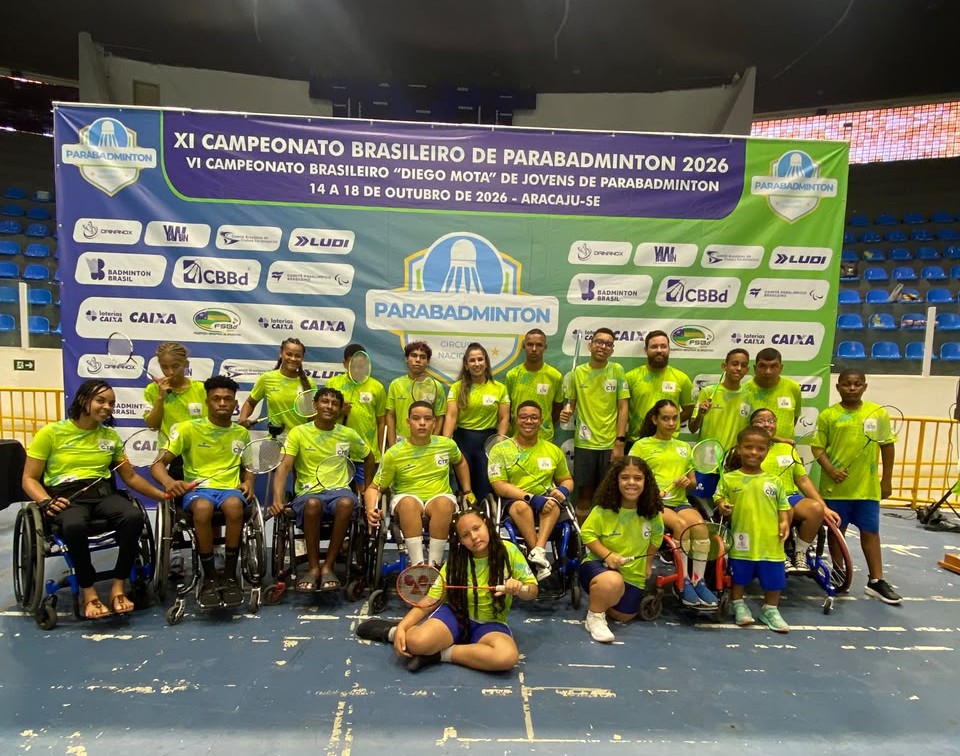 Atletas baiano conquistam medalhas no Campeonato  de Parabadminton em Aracaju