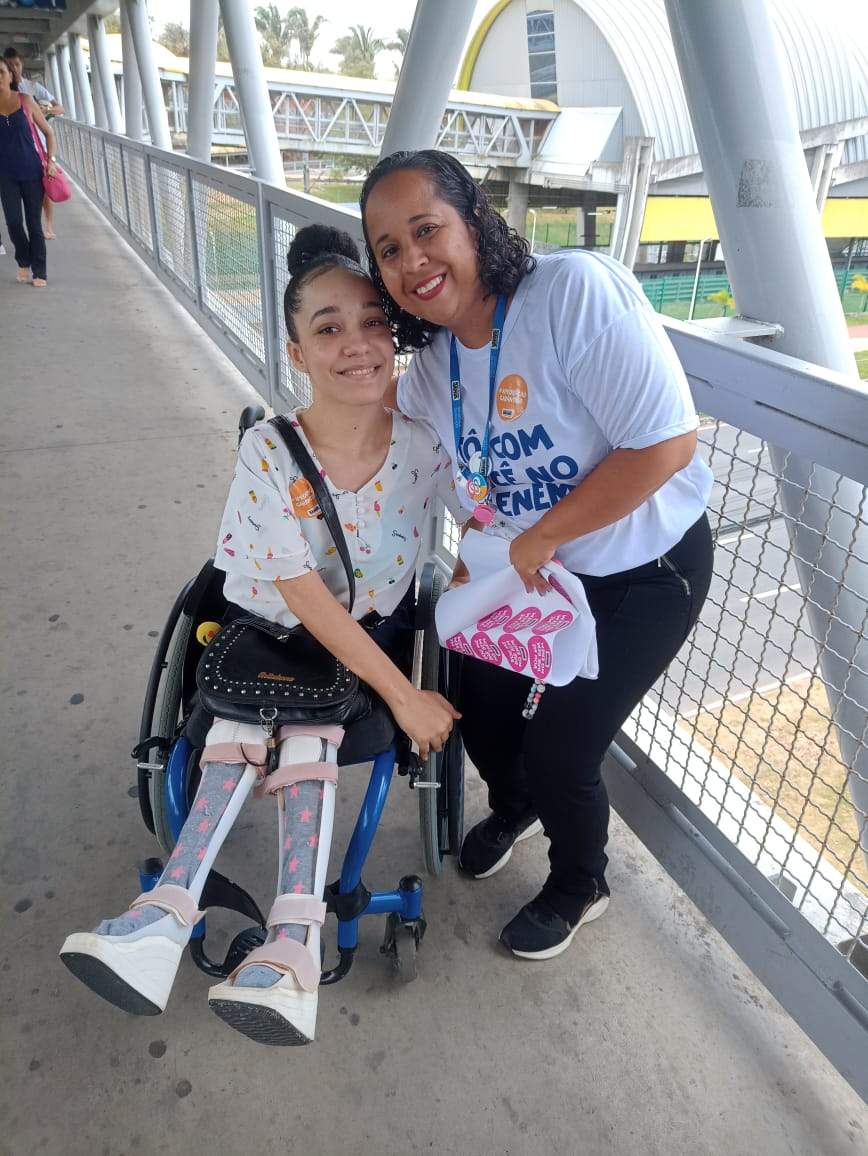 SEC promove ações para apoiar estudantes na primeira etapa do Enem_PESSOA COM DEFICIÊNCIA 