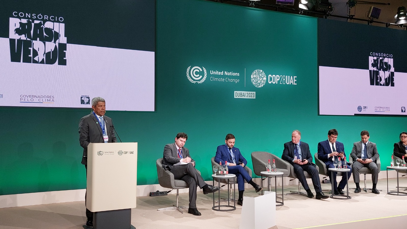 “Não há perspectiva de resolver o problema ambiental sem tratar da fome”, afirma Jerônimo em estreia na COP28