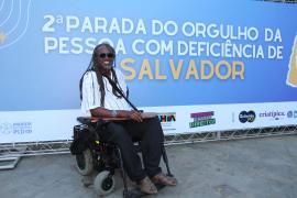 Parada do Orgulho PcD leva arte e inclusão para o Centro de Salvador. Foto: Ascom/SJDH