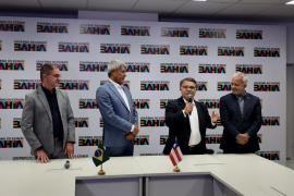 Anúncio do novo secretário de Comunicação, Marcus Vinícius Di Flora. Foto: Wuiga Rubini/GOVBA