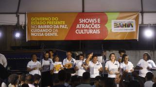 Ações do Governo do Estado durante o aniversário do Bairro da Paz. Foto: Matheus Landim/GOVBA 