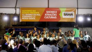 Ações do Governo do Estado durante o aniversário do Bairro da Paz. Foto: Matheus Landim/GOVBA