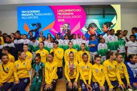 Atletas no Lançamento do FazAtleta 22025 - Foto: Ricardo Filho/Setre