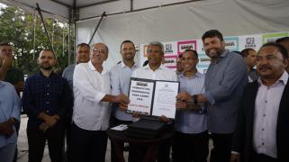 Entrega equipamentos para seis municípios áridos. Foto: Matheus Landim/GOVBA