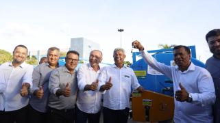 Entrega equipamentos para seis municípios áridos. Foto: Matheus Landim/GOVBA