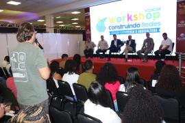Estudantes de Cruz das Almas participam de workshop em Salvador. Foto: Aurélio Nunes/Bahia Pesca