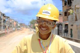 Na foto, Ize Geovana - Liderança na geração de emprego. Foto: Thuane Maria/GOVBA