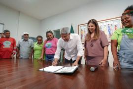 Ondina - Reunião/Almoço com catadoras e catadores de materiais recicláveis. Foto: Redes