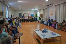 Ondina - Reunião/Almoço com catadoras e catadores de materiais recicláveis. Foto: Redes 