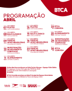 Programação BTCA - Abril 2025