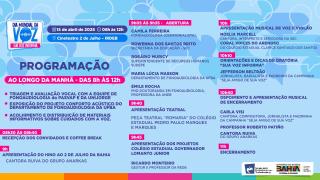 Programação Dia da Voz