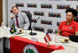 Reunião com o MST. Foto: Wuiga Rubini/GOVBA