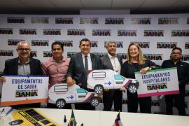 Reunião com o prefeito de João Dourado. Foto: Wuiga Rubini/GOVBA