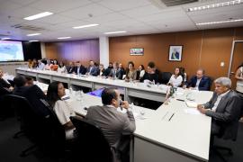 Reunião com o prefeito de João Dourado. Foto: Wuiga Rubini/GOVBA