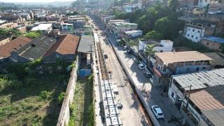 Visita obras Calçada. Foto: Matheus Landim/GOVBA 