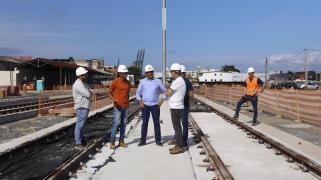Visita obras Calçada. Foto: Matheus Landim/GOVBA 