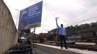 Visita obras Calçada. Foto: Matheus Landim/GOVBA 
