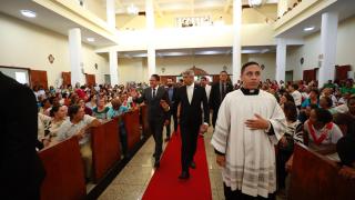 Governador participa da posse do novo Bispo da Diocese de Itabuna. Foto: Feijão Almeida/GOVBA