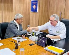 Audiência com o Ministro da Saúde, Alexandre Padilha, em Brasília. Foto: Eduardo Aiache/GOVBA