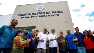 Novo Pelotão da PMBA de Barra da Estiva. Foto: Feijão Almeida/GOVBA