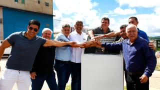 Pavimentação de trecho da BA-142, em Barra da estiva. Foto: Feijão Almeida/GOVBA 