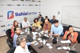 Governador realiza visita técnica à sede da Bahiafarma. Foto: Thuane Maria/GOVBA