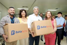 Governador realiza visita técnica à sede da Bahiafarma. Foto: Thuane Maria/GOVBA