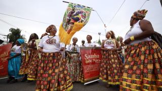 Blocos afros na Micareta de Feira 2025. Foto: Feijão Almeida/GOVBA