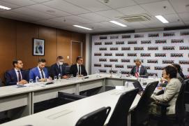 Reunião virtual com Dilma Rousseff. Foto: Amanda Ercília/GOVBA