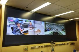 Reunião virtual com Dilma Rousseff. Foto: Amanda Ercília/GOVBA