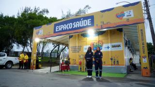 Espaço Saúde Parque de Exposição. Foto: Philipe Sampaio 