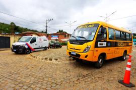 Governador autoriza nova sede de escola em tempo integral e entrega unidade integrada de segurança em Itamari