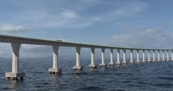 Projeto da Ponte Salvador-Itaparica.