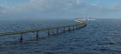 Projeto da Ponte Salvador-Itaparica.