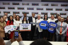 Reunião com prefeito de Araçás. Foto: Joá Souza/GOVBA 