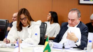Reunião com prefeito de Senhor do Bonfim. Foto: Feijão Almeida/GOVBA