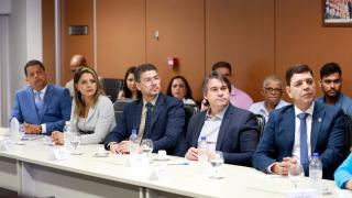 Reunião com prefeito de Senhor do Bonfim. Foto: Feijão Almeida/GOVBA