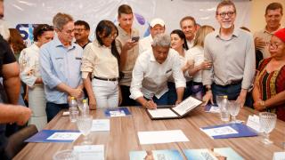 Ordens de serviço e abertura de licitações de infraestrutura foram assinadas para a região