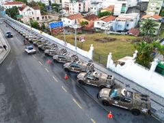 Governo do Estado entrega 62 novas viaturas para a Polícia Militar e lança a Operação Dominus, de combate à criminalidade